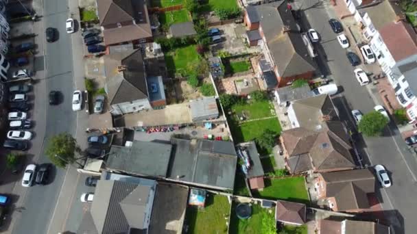 High Angle View Residencial Estate Luton City Inglês Filmagens Foram — Vídeo de Stock