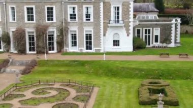 Tonbridge Köyü 'nün ve İngiltere' nin kırsal kesiminin havadan görünüşü. Görüntü İHA 'nın Kamerasıyla 18 Şubat 2023' te kaydedildi.