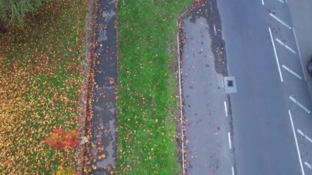 Drone Filmación Luton City Día Nublado Inglaterra Reino Unido — Vídeos de Stock