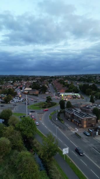 Luton Anglia Egyesült Királyság Október 2023 Aerial View Luton City — Stock videók