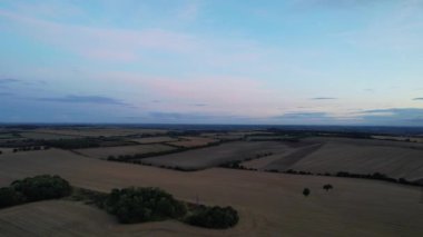 İngiltere 'nin en güzel İngiliz kırsalının en iyi hava manzarası.