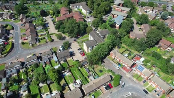 Aerial View Northern Luton City England Záběry Byly Pořízeny Blízkosti — Stock video