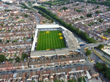 Luton City Farley Tepeleri Hava Görüntüsü, İngiltere 7 Eylül 2023