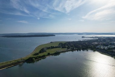 Poole Beach City 'nin havadan görünüşü 9-9-23