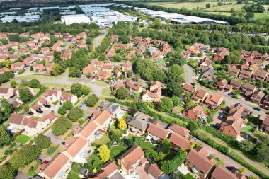 Aerial Milton Keynes Şehri 21-8-23