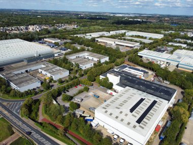 Aerial Milton Keynes Şehri 21-8-23