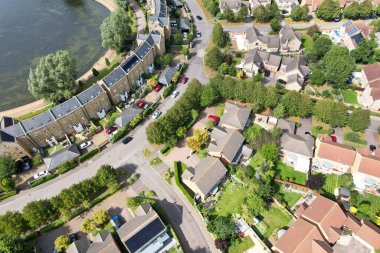 Aerial Milton Keynes İngiltere Şehri 21-8-23