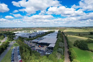 Aerial Milton Keynes İngiltere Şehri 21-8-23