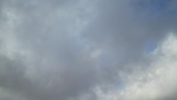 英语城市上空的云彩和天空 — 图库视频影像