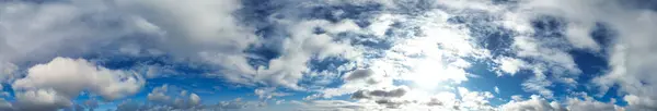 Panoramic View of Beautiful and Dramatic Sky with Clouds over Luton city of England UK