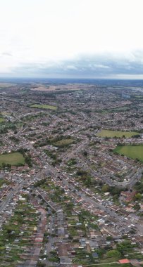 Hava Panoramik Güzel Panoramik Şehir Manzarası 24 Eylül 2023 'te çekildi.