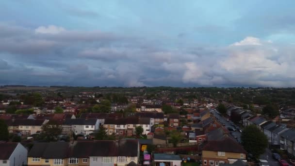 Dramatic Clouds Sky Sunset England — Stock video