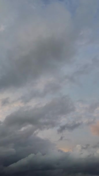 Nuages Dramatiques Ciel Coucher Soleil Sur Angleterre Royaume Uni — Video