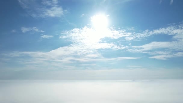 Дрон High Angle Camera Footage Dramatic Clouds Sky Над Английским — стоковое видео
