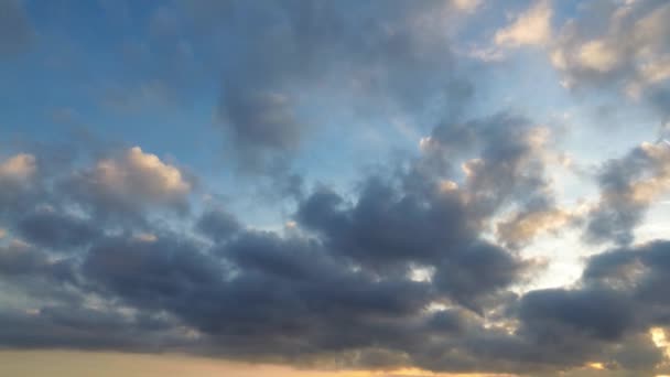 Самый Красивый Вид Драматические Облака Небо Над Английским Городом Лутон — стоковое видео