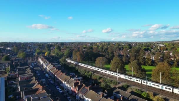 Cuplikan Paling Indah Dari Central Luton City England Rekaman Diambil — Stok Video