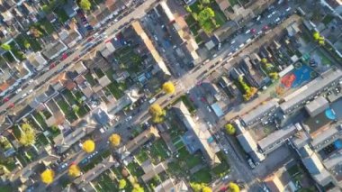 Luton City 'nin gündüz saatindeki hızlandırılmış görüntüleri. Görüntü İHA 'nın Kamerasıyla 27 Ekim 2023' te çekildi.