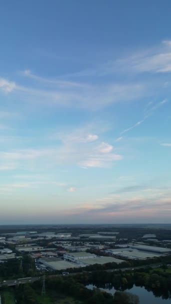 Himmel Und Wolken Über Northampton England — Stockvideo