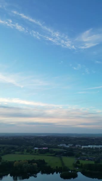 Cielo Nuvole Northampton Inghilterra — Video Stock