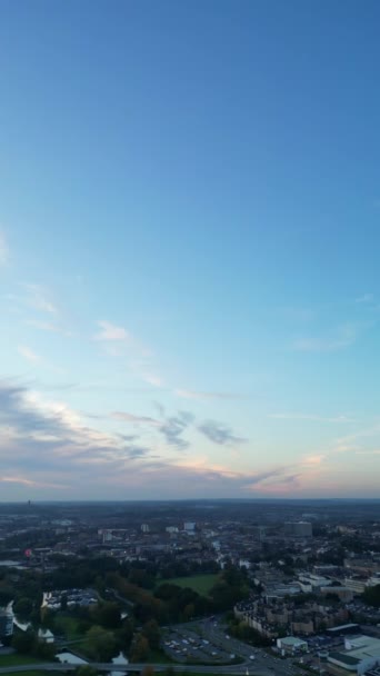 Himmel Und Wolken Über Northampton England — Stockvideo