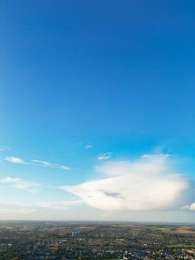 Beautiful Clouds in Sky over City