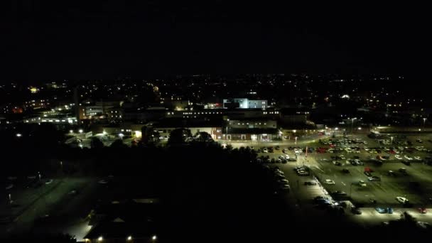 Southampton Ngiltere Birleşik Krallık Şubat 2023 Geceleyin Southampton City Nin — Stok video