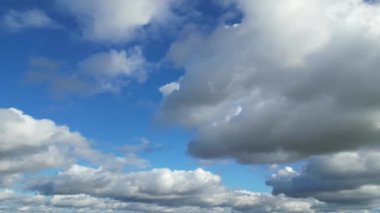 İngiliz Hemel Hempstead Kasabasının Hava Görüntüsü, İngiltere, Drone 's Camera View