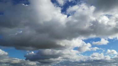 İngiliz Hemel Hempstead Kasabasının Hava Görüntüsü, İngiltere, Drone 's Camera View