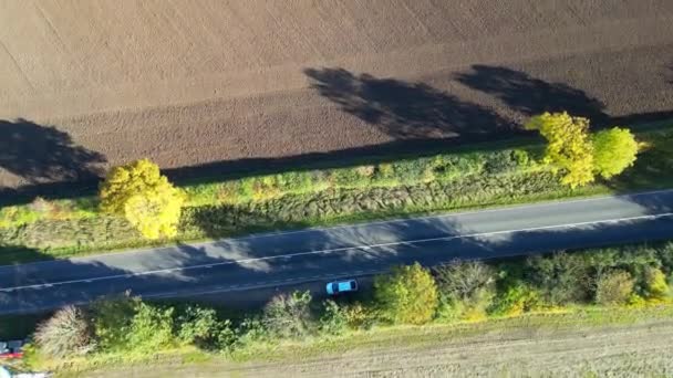 Aerial Footage Countryside Landscape Letchworth Garden City England Egyesült Királyság — Stock videók