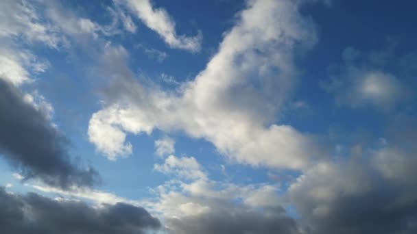 Vackra High Angle Time Lapse Drone Kamera Bilder Blue Sky — Stockvideo