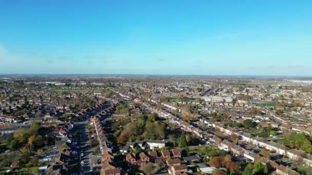 High Angle Time Lapse Footage Dunstable Town England Velká Británie — Stock video