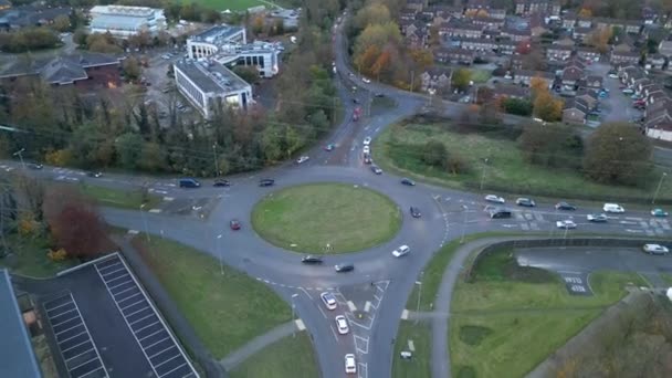 Nagranie High Angle Time Lapse Dunstable Town England Wielka Brytania — Wideo stockowe