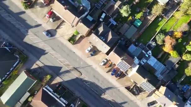 High Angle Time Lapse Beelden Van Dunstable Town England Groot — Stockvideo