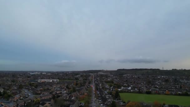 Aerial Footage Houghton Regis Town Which Located Close Dunstable Luton — Stock Video