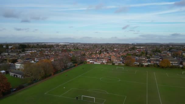 Nagranie High Angle Dunstable Town England Wielka Brytania Dunstable Houghton — Wideo stockowe