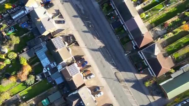 High Angle Footage Dunstable Town England Gran Bretagna Dunstable Houghton — Video Stock