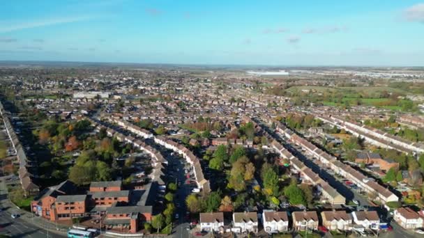 High Angle Footage Dunstable Town England Dalam Bahasa Inggris Dunstable — Stok Video