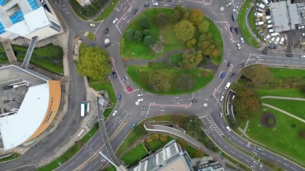 Beautiful High Angle Filmagem Hemel Hempstead City England Reino Unido — Vídeo de Stock
