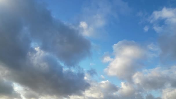 High Angle Footage Beautiful Sky Colourful Clouds England Inglês Filmagem — Vídeo de Stock