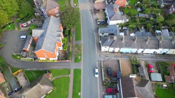 High Angle Footage Central Hitchin City England Kerajaan Bersatu Britania — Stok Video