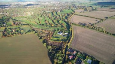 İngiltere 'nin Letchworth Garden City' si Büyük Britanya. 11 Kasım 2023