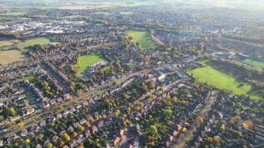 İngiltere 'nin Letchworth Garden City' si Büyük Britanya. 11 Kasım 2023