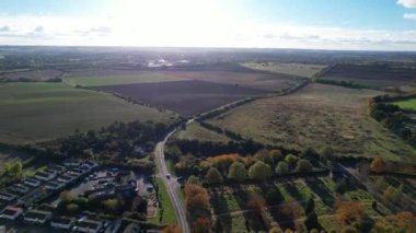 İngiltere 'nin Letchworth Garden City' si Büyük Britanya. 11 Kasım 2023