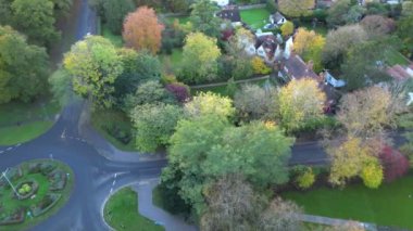 İngiltere 'nin Letchworth Garden City' si Büyük Britanya. 11 Kasım 2023