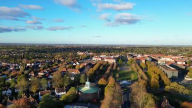 İngiltere 'nin Letchworth Garden City' si Büyük Britanya. 11 Kasım 2023