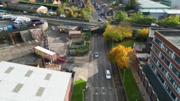 Gyönyörű Felvétel Lutonról Dunstable Városhatárterületéről Felvétel Drón Kamerájával Készült Fényes — Stock videók