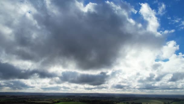 Nuvens Dramáticas Sobre Inglaterra — Vídeo de Stock