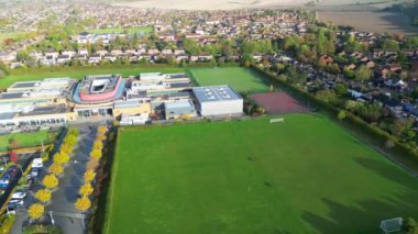 İngiltere 'nin Kuzey Doğu Luton Kasabası. 30 Ekim 2023