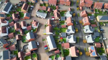 İngiltere 'nin Kuzey Doğu Luton Kasabası. 30 Ekim 2023