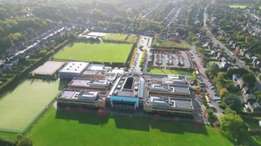 İngiltere 'nin Kuzey Doğu Luton Kasabası. 30 Ekim 2023